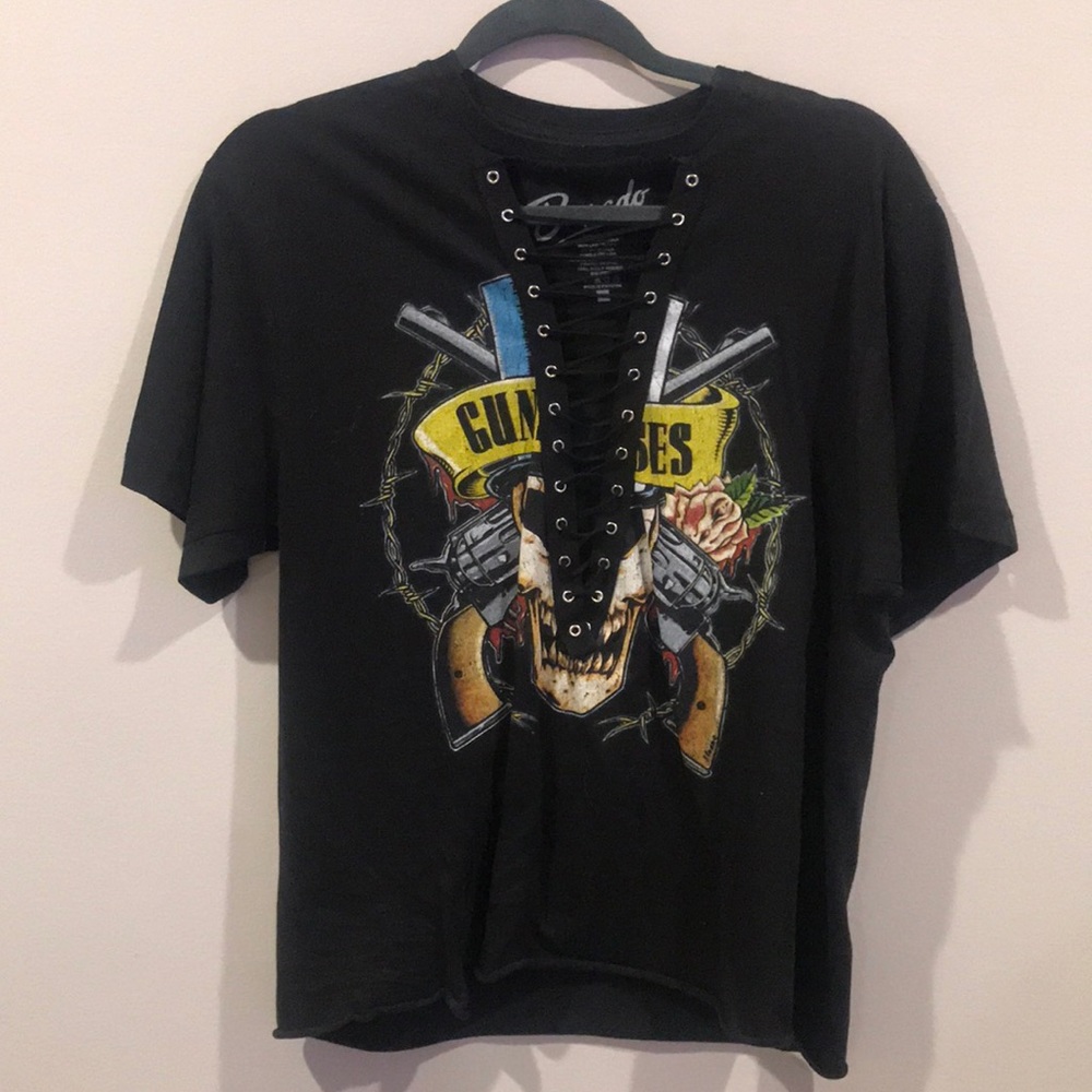 Guns N’ Roses lace up band tee
